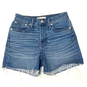Madewell High Rise Denim Cut‎ Off Shorts Women's 26